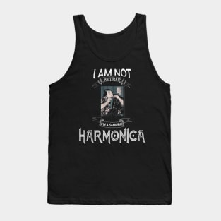 I am not retired I`m a Samurai Harmonica - Funny Samurai Champloo T-shirt Tank Top